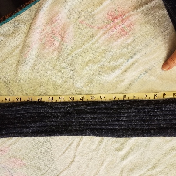 Express Dark Blue “Wide Neck” Sweater - Picture 6 of 9